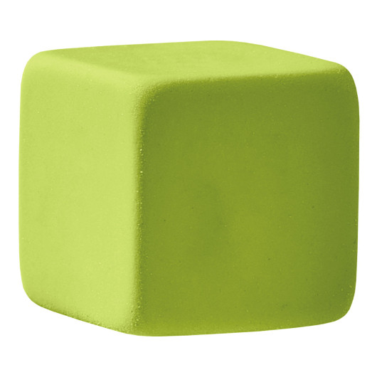 Cube Shaped Erasers Green